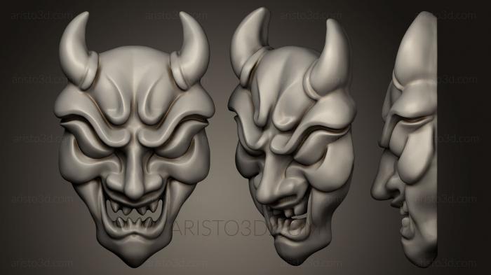 Mask (MS_0190) 3D model for CNC machine